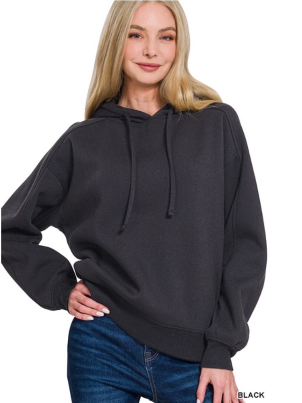 92 Zenana black FLEECE HOODIE
SWEATSHIRTS